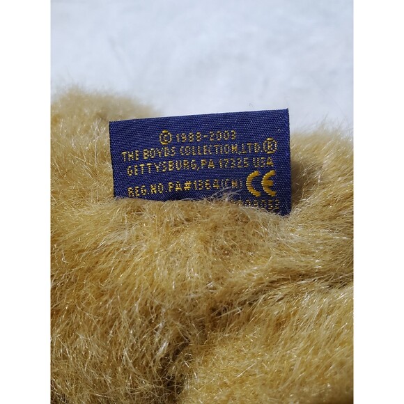 Boyds Bears B.B. Soccer Thinkin Of Ya Series The Head Bean Collection Plush 8" - Picture 8 of 9